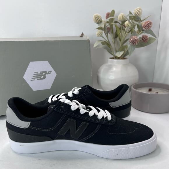 New Balance Numeric 272 Skateboarding Shoe Black/Gray NM272MSB Men 7.5D NWB main image 4